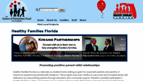 What Healthyfamiliesfla.org website looked like in 2018 (5 years ago)