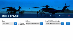 What Heliport.no website looked like in 2018 (5 years ago)