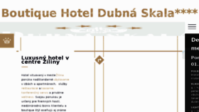 What Hoteldubnaskala.sk website looked like in 2018 (5 years ago)