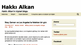 What Hakkialkan.com website looked like in 2018 (5 years ago)