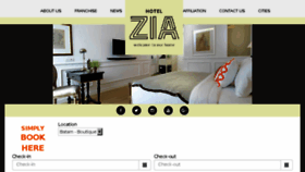 What Hotelszia.com website looked like in 2018 (5 years ago)