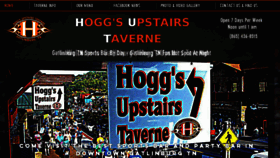What Hoggsupstairstaverne.com website looked like in 2018 (5 years ago)