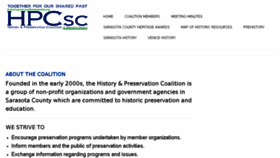 What Historicpreservationsarasota.org website looked like in 2018 (5 years ago)