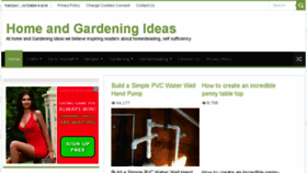 What Homeandgardeningideas.com website looked like in 2018 (5 years ago)