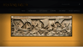 What Historiarum.es website looked like in 2018 (5 years ago)