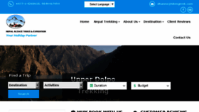 What Hikingtrek.com website looked like in 2018 (5 years ago)