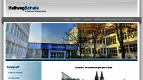 What Hellweg-schule.de website looked like in 2018 (5 years ago)