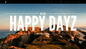 What Happydayz.jp website looked like in 2018 (5 years ago)