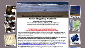 What Happycampbeachrentals.com website looked like in 2018 (5 years ago)