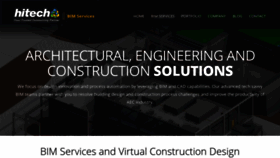 What Hitechbimservices.com website looked like in 2018 (5 years ago)
