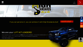What Highstandards4x4.com website looked like in 2018 (5 years ago)