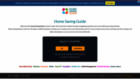 What Homesavingguide.com website looked like in 2018 (5 years ago)