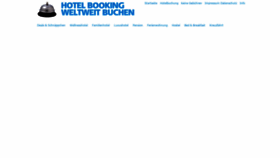 What Hotelbooking.de website looked like in 2018 (5 years ago)