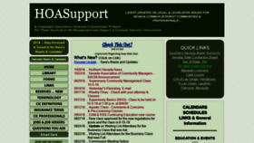 What Hoasupport.com website looked like in 2018 (5 years ago)