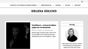 What Helenaedlund.se website looked like in 2018 (5 years ago)