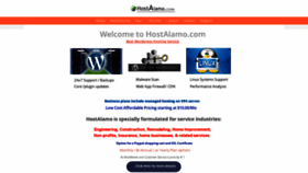 What Hostalamo.com website looked like in 2018 (5 years ago)