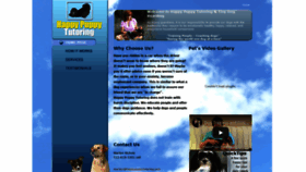 What Happypuppytutoring.com website looked like in 2018 (5 years ago)