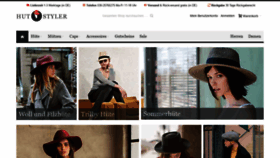 What Hut-styler.de website looked like in 2018 (7 years ago)