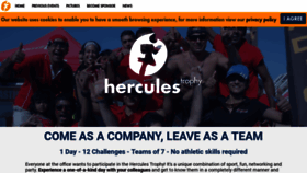 What Herculestrophy.com website looked like in 2018 (5 years ago)