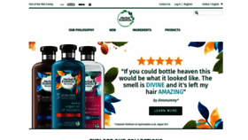 What Herbalessences.co.uk website looked like in 2018 (5 years ago)