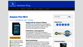 What Hardware-blog.de website looked like in 2018 (5 years ago)