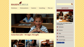 What Hasenschule.de website looked like in 2018 (5 years ago)