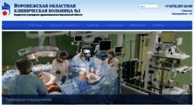 What Hospital-vrn.ru website looked like in 2018 (5 years ago)