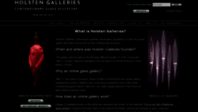 What Holstengalleries.com website looked like in 2018 (5 years ago)
