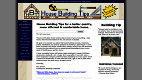 What House-building-tips.net website looked like in 2018 (5 years ago)