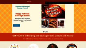 What Hot-dog.org website looked like in 2018 (5 years ago)