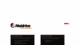 What Heidrive.net website looked like in 2018 (5 years ago)