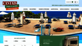 What Hotels-a-vendre.com website looked like in 2018 (5 years ago)