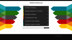 What Hiddencroatia.co.uk website looked like in 2018 (5 years ago)