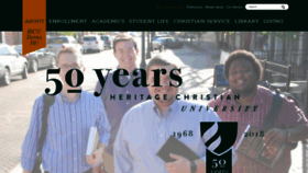 What Hcu.edu website looked like in 2018 (6 years ago)