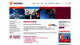 What Heinlein-hosting.de website looked like in 2018 (5 years ago)