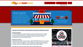 What Hotshoponline.com.br website looked like in 2018 (5 years ago)