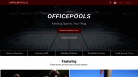 What Hockeypoolmanager.com website looked like in 2018 (5 years ago)