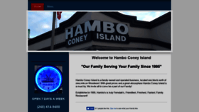 What Hamboconeyisland.com website looked like in 2018 (5 years ago)