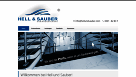 What Hell-und-sauber.de website looked like in 2018 (5 years ago)