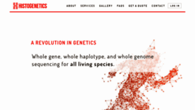 What Histogenetics.com website looked like in 2018 (5 years ago)