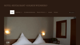 What Hotel-golmer-weinberg.de website looked like in 2018 (5 years ago)