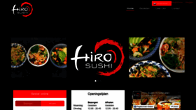 What Hirosushi.nl website looked like in 2018 (5 years ago)