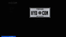 What Hyd.com website looked like in 2018 (5 years ago)