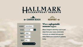 What Hallmarkinns.com website looked like in 2018 (5 years ago)