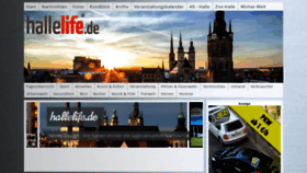 What Hallelife.de website looked like in 2018 (5 years ago)