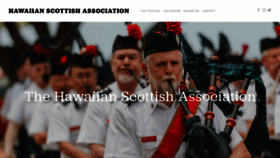 What Hawaiianscottishassociation.org website looked like in 2018 (5 years ago)