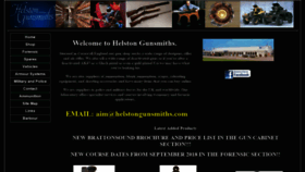 What Helstongunsmiths.com website looked like in 2018 (5 years ago)