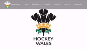 What Hockeywales.org.uk website looked like in 2018 (5 years ago)