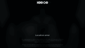 What Hbogo.ba website looked like in 2018 (5 years ago)