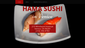 What Hamasushi.com website looked like in 2018 (5 years ago)